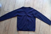 Navy school cardigan size 7-8 years