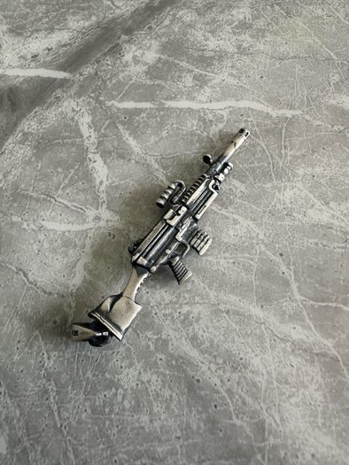 Sterling silver gun pendant