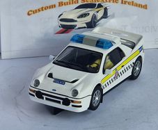 Scalextric C4341 Ford RS200 - Police Slot Car ( classic street supercar )
