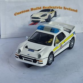 Scalextric C4341 Ford RS200 - Police Slot Car ( classic street supercar )
