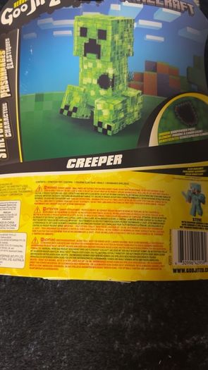 Heroes of Goo Jit Zu Minecraft Creeper Stretchy Figure