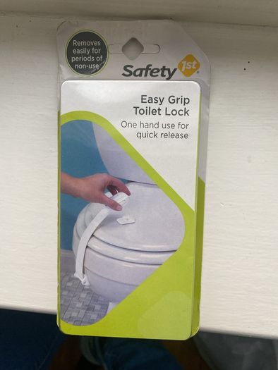 Child proof Safety lock for toilet