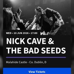 Nick Cave Tickets