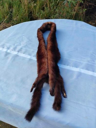 Barnardo's double pelt mink stole