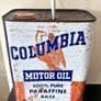 Vintage Columbia 1950's / 60's 5L Oil Tin Image 2