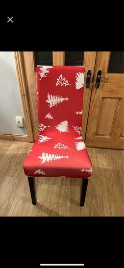 Crushed velvet red large chair covers