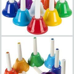 Metal Hand Bells Set Musical Instrument