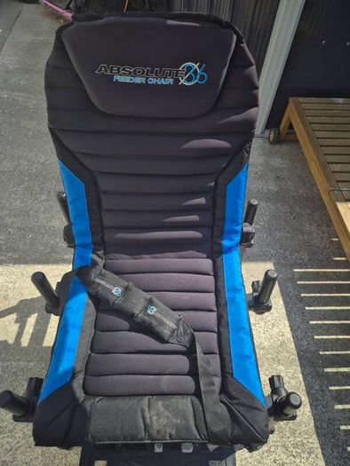 Preston absolute feeder chair with foot platform