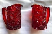 Two Stained Glass Jugs