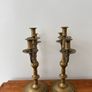 Vintage Pair of Brass 3-arm Candelabras Image 4