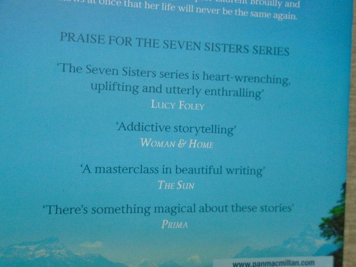 Paperback book, Fiction, The Seven Sisters, Lucinda Riley, Book