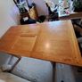 Extendable oak dining table Image 5