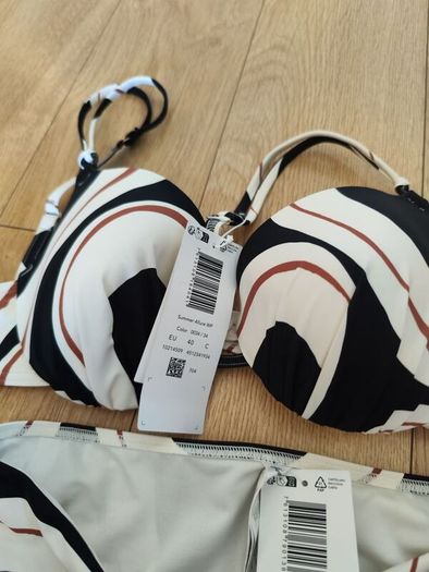 Bikini Summer Triumph Allure Midi Brand New white braun beige black Size 40 c top 42 bottom