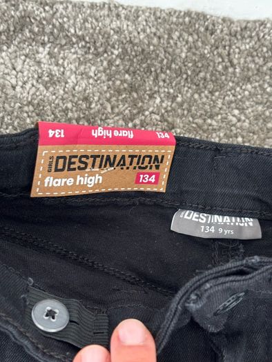 New girls flare high jeans 134cm
