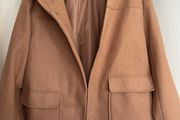 New Tan Hoodie Jacket