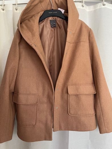 New Tan Hoodie Jacket