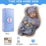Reborn Babies Lifelike Dolls - 17 inch Handmade Life Like Baby Dolls, Soft Cloth Body with Feeding Kit, Realistic Newborn Dolls as Prefect Gifts for Children/Mom DIFFERENT OPTIONS AVAILABLE, SEE PHOTOS (FREE POSTAGE) Image 7