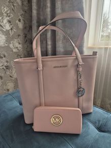 Michael Kors bag and matching purse