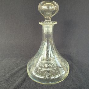 Whisky decanter engraved
