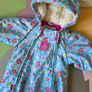 0-3m, JoJo Maman Waterproof Fleece All-in-one Image 2