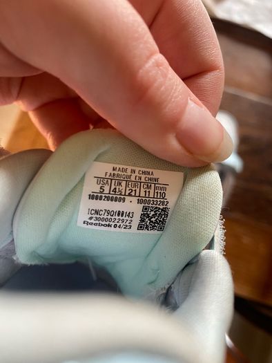 Toddler Reebok trainers