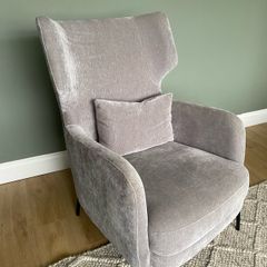 Single Grey Armchair
