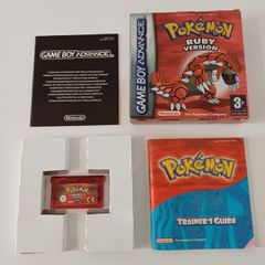 Pokemon Ruby AUTHENTIC Nintendo GBA Gameboy Advance Game CIB - POST ONLY -
