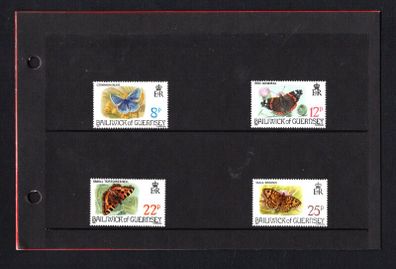 1981 Guernsey Butterflies Commemorative Stamps Presentation Pack
