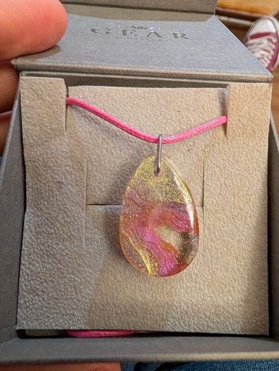 Hand made Resin Necklace