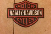 Harley Davidson cast iron sign free postage