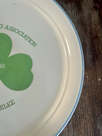 Vintage 1981 National Ploughing Association Golden Jubilee dinner plate