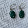 Eilat Stone Earrings 925 Silver Hallmarked Image 2