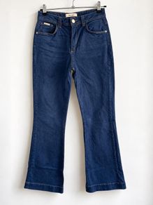 Mos Mosh Jessica Kyoto Flare Jeans W26 UK 8 Dark Blue