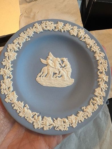Wedgwood Blue & White Trinket Dish