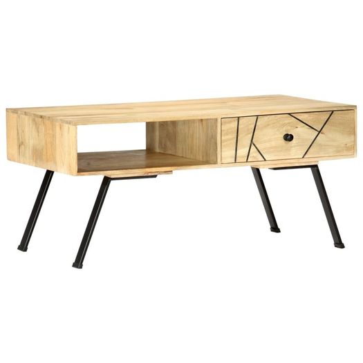 Coffee Table 95x50x42 cm Solid Mango Wood