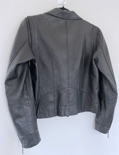Uterque leather biker jacket