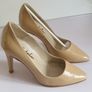 CEFALU Ladies Patent Cream Leather High Heel Rita Shoes Small Size EU32 UK13 New For Ladies With Small Feet CAN POST Image 8