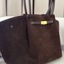 DeMellier New York Brown Mocha Suede Bag Image 4