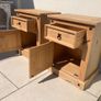 Bedside Lockers x 2 - Pine Image 7