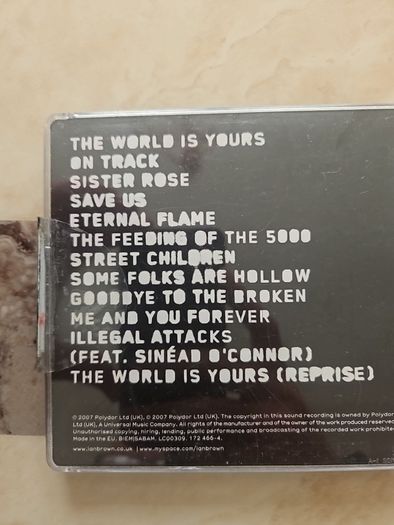 Ian Brown CD - The World Is Yours
