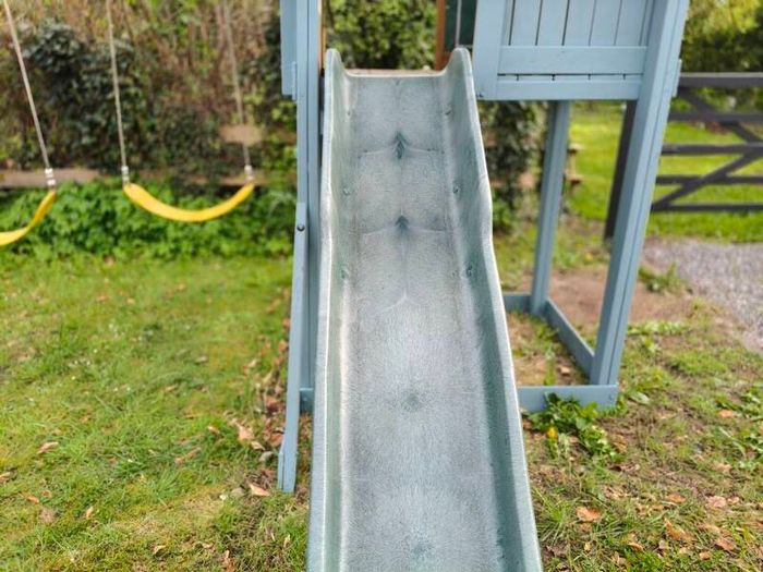 climbing frame, slide, jungle gym