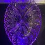 Depression glass in French pink serving platter Image 5