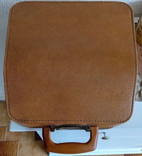 Typewriter and case
