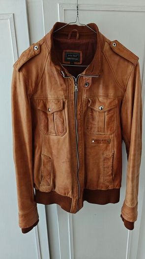 Classic Men's Aviatrix Tan Leather Jacket