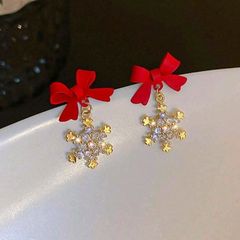 christmas earrings