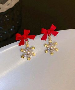 christmas earrings