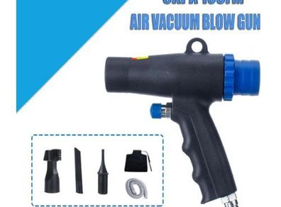 2 in 1 Dual Function Air Compressor, Pneumatic Vacuum Cleaner Suction Gun Kit