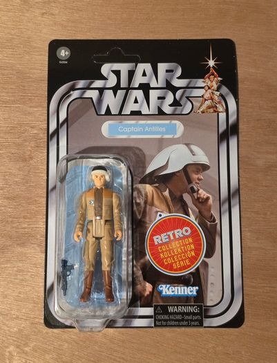 Star Wars Captain Antilles 3.75 " Scale (Unpunctured) From The New Retro Collection New & Unopened