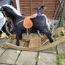 Traditional wooden rocking horse Image 2