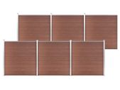 Garden Fence WPC 1045x186 cm Brown